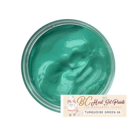 TURQUOISE GREEN 06 BC Heat Set Paint