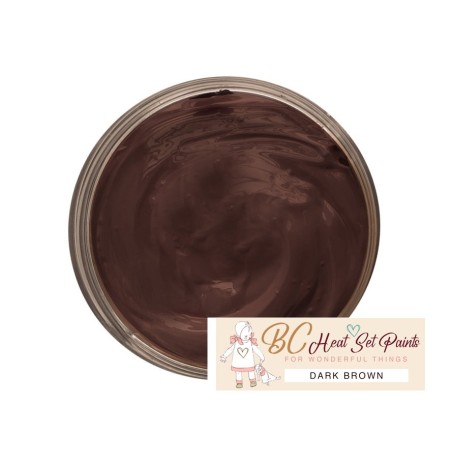 DARK BROWN BC Heat Set Paint