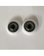 Ojos de cristal media bola