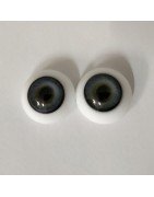 Ojos de cristal media bola