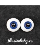 Ojos de cristal de bola entera